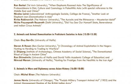 Animals and Human Society in the Asian Sphere