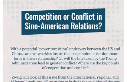 Competition or Conflict in Sino-American Relations?