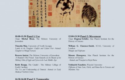 Movement, Temporality and Exchange: Animals in Mongol Eurasia